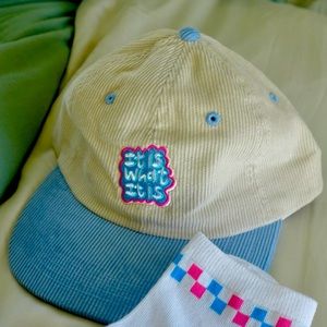 It is What It is - Corduroy- BEIGE/BLUE/PINK
